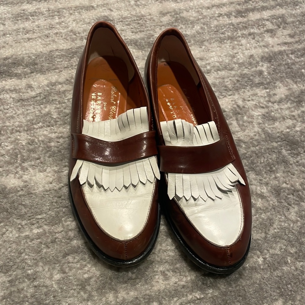 Robert Clergerie Two-Tone Leather Loafers